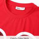 Disney Mickey and Friends Family Matching Outfits Sleeveless Dress and Short Sleeve Shirts for Mommy and Me (XL)