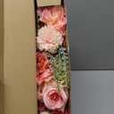 XunYee 6 Pcs 35.4 ft Flower Garlands Artificial Wildflower Vines Floral Hanging Backdrop Fake Flower Garlands Faux Silk Wildflower Vine for Wedding Bridal Shower Home Garden Wall Arch Decor(Pastel)