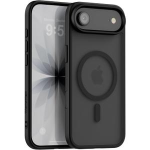 for iPhone Air Case, Compatible MagSafe, Slim, Minimalist, Shock, Scratch and Fingerprint Resistant, Black