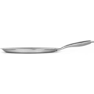 siraat Crepe Pan Pro, Pure Titanium Hammered PFAS-Free Griddle Pan, 11-Inch
Oven Safe to 1000°F, Metal Utensil Safe, Dishwasher Safe, Stay-Cool Handle, Even Heat Control, All Cooktops Ready