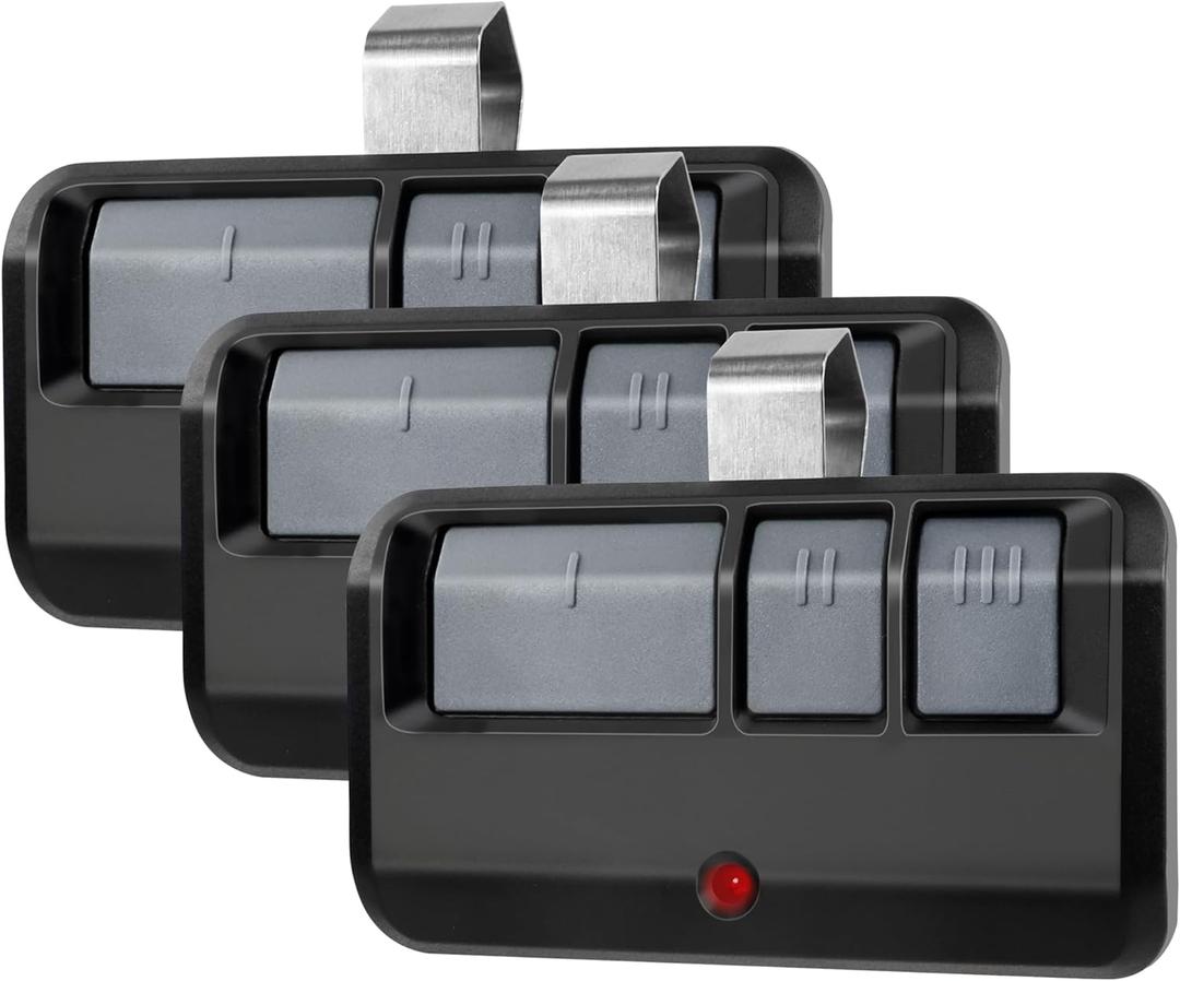 893MAX Garage Door Opener Remote, for LiftMaster/Chamberlain/Craftsman Garage Door Opener, Replaces 893LM G953EV-P2 371LM 373LM 890MAX 971LM 973LM3 Pack (Black)