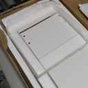 TEENFON Bathroom Cabinet, Narrow Bathroom Storage Cabinet with 5 Adjustable Shelves & Drawer, Freestanding Cupboard for Small Spaces, White