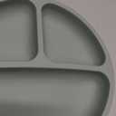 ChriKid Suction Plates for Baby, Toddlers - FEATURES SUPER STRONG QUADRUPLE SUCTION - 100% Food Grade Silicone Toddler Plates with Suction - Unbreakable Divided Kids Baby Plates