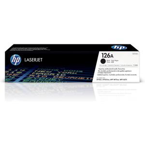 HP 126A Black Toner Cartridge | Works with HP LaserJet Pro 100 Color MFP M175 Series, HP LaserJet Pro CP1025 Series, HP TopShot LaserJet Pro M275 MFP Series | CE310A