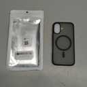 SUPFINE Magnetic for iPhone 17 Case (Compatible with MagSafe)(Military Grade Drop Protection) Translucent Matte Shockproof with Anti-Fingerprint Phone Cover, Black