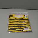 HIGHUZZA Baby Girl Clothes, Long Sleeve Bow Tie Embroidered Striped Yellow Bee Outfits for Fall Casual Birthday Party 12-18 Months