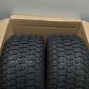 18x8.50-8 Lawn Mower Tire, 18x8.5-8 Tractor Lawnmower Tire, 4 Ply Tubeless Tire, Turf-S Pattern, Set of 2