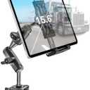 woleyi Tablet Holder for Car Truck Heavy Duty Suction Cup [Large Clamp] [Thick Case Friendly] Tablet Mount for Windshield, Dashboard, Window, for iPad Pro Air Mini, iPhone, Galaxy Tab, 6-15.6 Devices