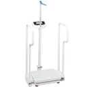 Medical Grade Digital Scale with Handles for Elderly, Height and Weight Scale for Doctor Office, Scale with Height Measurement, 485lbs Weight Capacity, HD LED Display, USB Rechargeable
