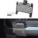 Front License Plate Bracket Compatible with Rivian R1T/R1S 2025 2024 2023 2022, License Plate Holder License Plate Frame Mounting Accessories for Rivian Tow Hook