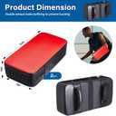 Simgoing 2 Pcs Contact Training Pad Basketball Pads for Training Blocking Pad Cushion PU Leather with Handles for Football Hockey Karate Kickboxing, about 15.7 x 7.9 x 3.9 inches/ 40 x 20 x 10 cm
