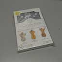 SwaddleDesigns Transitional Swaddle Sack, Arms Up Half-Length Sleeves & Mitten Cuffs, Swaddle for Newborn Transition to Baby Sleep Sack Wearable Blanket, 3-6 Month, 14-21 lb, Gray with Striped Trim