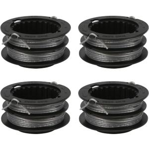 SB00L00 String Trimmer Replacement Spool 17ft .080" Compatible with Greenworks ST60V ST60V-T0 80V ST80L200 Front Mount String Trimmer Refills Dual Line 2901619 2906302 (4 Pack)
