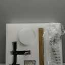 Modern Black Hardwired Wall Sconces, 20'' Knurled Bathroom Wall Sconce, Indoor Wall Sconce,Copper and Glass Vanity Light, for Living,Bedroom, Hallway, Staircases, Include Bulbs (Black-1-Pack)