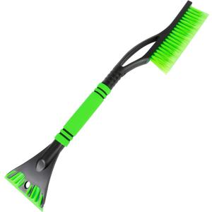 DXNQ Car Snow Brush and Ice Scraper, 24" Scratch Free Snow Remover with Comfortable Foam Grip, Detachable Winter Cleaning Brush Ice Scraper for Car Windshield Window Roof (Green)