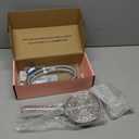 Cobbe Handheld Filtered Shower Head - Filters >99% Chlorine - Advanced 2.0 Carbon System - Water Softening Beads for Hard Water - Relieves Dry, Itchy Skin - Brushed Nickel