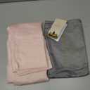 1000 TC Blush Standard Pillowcases Set of 4 100% Egyptian Cotton Pillow Cases with Long Staple Cotton & Sateen Weave, Silky Soft Hotel - Like Bed Pillow Covers for Comfy Sleeping, Snug Fit