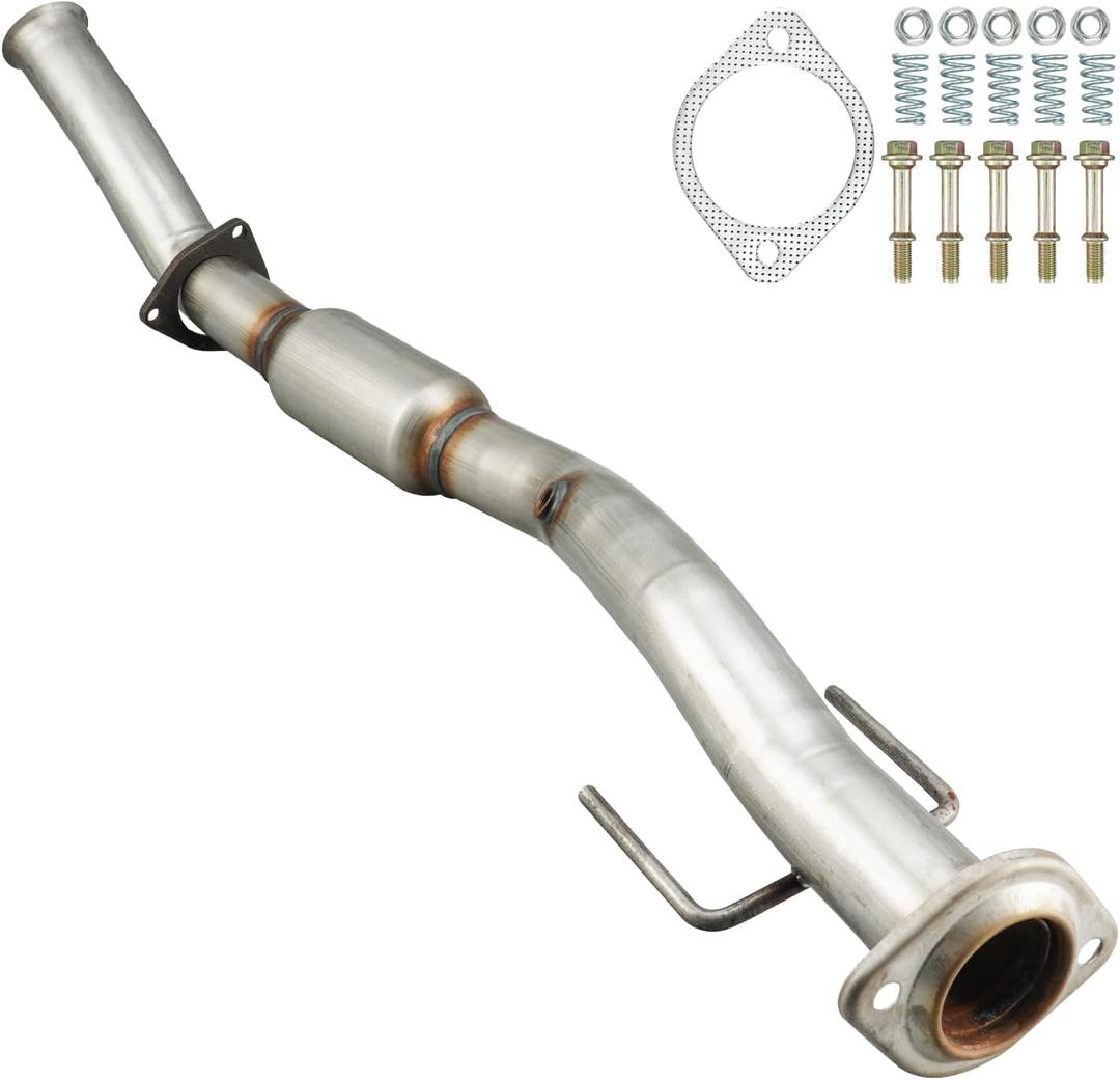 PHILTOP High Flow Catalytic Converter Fit for 2002-2005 Trailblazer/Envoy 4.2L, 04-05 Rainier 4.2L, 02-04 Bravada 4.2L, 03-05 Ascender 4.2L, 05 9-7x 4.2L OE# 55476 (EPA Compliant)