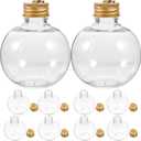 36Pcs Cheistmas Decorated Small Drink Bottles 50, 100, 150ml