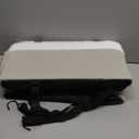 Portable Small Dog Seat for Car, Luxury Center Console Dog Car Seat Booster with Safety Tethers, Anti-Collapse Pet Travel Carseat for SUV, Truck (Black/Brown)