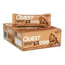 Quest Nutrition Chocolate Chip Cookie Dough Protein Bars, High Protein, Low Carb, Gluten Free, Keto Friendly, 12 Count, BBD: 12/28/2025