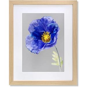 VNVNK 22x28 Frame Natural Wood Color, Perfect for 22x28 Inch Picture without Mat or 18x24 Inch Picture with Mat, Home Wall Decor Picture Frame-1 PCS
