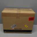 BFTOU White Square Swivel Stool with Wheel for Work SPA Shop Massage HeightAdjustable and CostEffective Rolling Stool Chair with Back