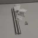 Bathroom Towel Bar, 24 Inch Towel Racks for Bathroom Wall Mounted, Heavy Duty Bath Hand Towel Holder Organizer, Modern Home Decor Towel Rod Bathroom Hardware Accessories, Brushed Silver