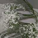 Babys Breath Artificial Flowers,18 Pcs Gypsophila Real Touch Flowers for Wedding Party Home Garden Decoration White