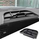 TACOBRO Interior Dashboard Storage Compatible with 2022-2025 2026 Sierra/Silverado 1500 Accessories, 2024-2026GMC Sierra/Chevy Silverado 2500HD/3500HD Dash Mounted Organizer Tissue Holder Tray