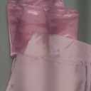 CHLINS 35 Large Head Scarf for Women Satin Head Scarf 2Pcs Square Silk Like Hair Scarf Bandanas Hair Wrapping (Pink+light Rose)