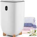 Nightcore Towel Warmer Bucket, 35L Large Warmer with 1 Fragrant Disc Holder, Timer, Auto Shut Off, LED Display, Luxury Towel Heater & Dryer Combo, Upgraded Hot Towel Warmer for Bathroom