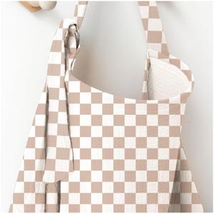 Muslin Nursing Covers for Breastfeeding, Privacy Breast Feeding Cover with Arch Neckline for Mom and Baby, Breathable 100% Cotton Nursing Apron Multi-use Stroller Cover (Milky coffee)