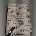 Riccle Reusable Beeswax Bread Bags for Sourdough and Homemade Bread -Pack Of 2- Durable and Waxed for Fresh Artisan Loaves Storage - Large Linen Bag for Sour Dough Home Made Breads with Zipper & Clips