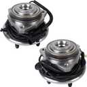 PAROD Pair 513176 513177 Front Driver Passenger Wheel Hub and Bearing Assembly Compatible with 2002-2007 Jeep Liberty 5 Lugs w/ABS