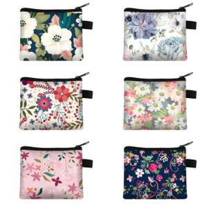 5 x YYHDTYFY 6 Pcs Small Coin Purse Change Purse Pouch Vintage Wallet Bag for Women Credit Card Key Lipstick Holder
