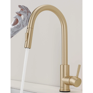 Pull Out Sensor Kitchen Faucet Stainless Steel Sensitive Touch Control Faucet Mixer For Kitchen Touch Sensor Kitchen Mixer Tap
