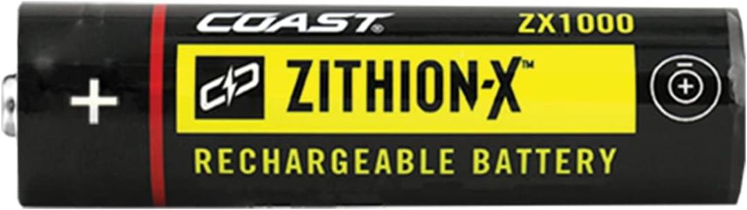 Coast ZX1000 ZITHION-X Li-Ion Rechargeable Battery for The XP11R LED Flashlight, Black