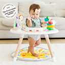 Move2Play 4-in-1 Baby Activity Center | Montessori-Inspired Design | 8 Interactive Toys | Tummy Time, Exersaucer & Toddler Table | Shower Gift | Essential | Must Have for 3, 6, 12 Month Old (Sun)