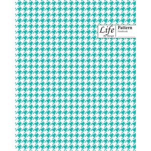 Checkered II Pattern Composition Notebook Wide Large 100 Sheet Royal Blue Cover