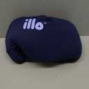 illo Wearable Pillow Sleep Mask | Blackout Weighted Eye Mask for Sleeping Napping & Side Sleepers | Soft Mulberry Silk Blend Patented Light Blocking for Travel Bed Camping Airplane Work | Women & Men