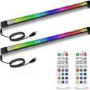 72W Outdoor Wall Washer Light, 48'' Dimmable Color Change RGB LED Wall Washer Light Bar,120V IP67 Waterproof LED Stage Light for Patio Church Landscape Yard Garden 2 Pack