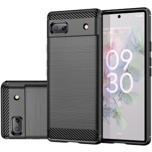 Case for Pixel 6A Case, Google 6A GB62Z Case, Slim Thin Phone Case TPU Soft Back Cases Anti-Scratch Shockproof Protective Cover for Google Pixel 6A Black