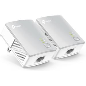 TP-Link AV600 Powerline Ethernet Adapter Kit - Gigabit Port, Plug Pair &Play, Power Saving, Nano Sized Powerline Network Adapter (TL-PA4010 KIT)