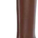 VIUGJNEX Knee High Boots for Women Stiletto Heel Square Toe Tall Boots with Side Zipper for Fall Dressy Fashion, 8