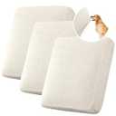 H.VERSAILTEX Water Resistant Woven Linen Look Couch Cushion Covers Sofa Cushion Covers for 3 Cushion Couch Individual Seat Cushion Covers Cushion Protector Slipcovers (3 Pack)