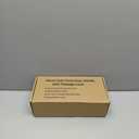 Black Front Door Handle No Lock, Exterior Entry Door Handle with Interior Passage Levers, Front Door Lock Set for Left Right Handle Doors, Deadbolt Set Not Included, Non-Locking