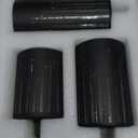 Led Candles Flickering Flameless Candles Battery Operated Fake Electric Luminara Gold Fall Decorations Fireplace Mantle Decor for Living Room Table Centerpieces for Dining Room Bathroom (Black)