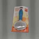 Cat Self Cleaning Slicker Brush, Pets Skin Friendly Grooming Brushes for Shedding Dogs Cats Hair Easy to Remove Loose Undercoat with Long or Short Hairs Pet Massage Tool for All Hair Type- UPGRADED (BLUE)