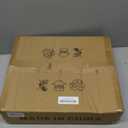 Bosomfr Semi Flush Mount 4-Light Black Ceiling Light, Modern Farmhouse Industrial Light with Geometric Metal Shade, Kitchen, Hallway, Bathroom